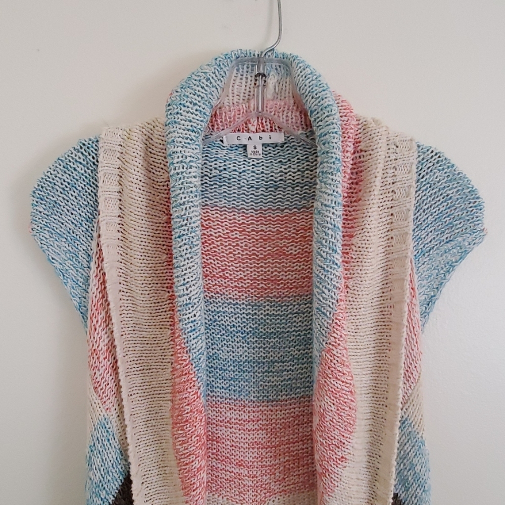 Cabi Skipper Circle Cardigan Sweater S - Picture 2 of 8